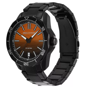 Alternative view of Armani Exchange Men’s Quartz Black Stainless Steel Black Dial 44mm Watch AX1964 (Without Tag)