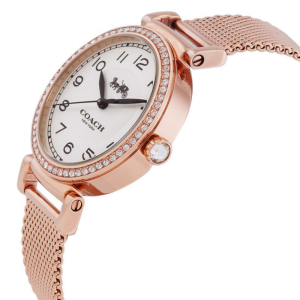 Alternative view of Coach Women’s Quartz Rose Gold Stainless Steel White Dial 32mm Watch 14503398