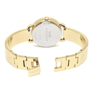 Alternative view of Coach Women’s Quartz Gold Stainless Steel White Dial 28mm Watch 14502354