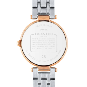 Alternative view of Coach Women’s Quartz Two-tone Stainless Steel Silver (Crystal Pave Center) Dial 34mm Watch 14503644
