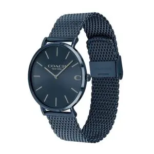 Alternative view of Coach Men’s Quartz Blue Stainless Steel Blue Dial 41mm Watch 14602146