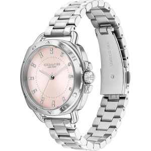 Alternative view of Coach Women’s Quartz Silver Stainless Steel Pink Dial 34mm Watch 14504156