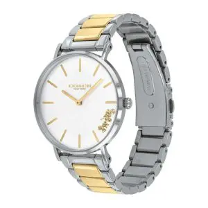 Alternative view of Coach Women’s Quartz Two-tone Stainless Steel Silver Dial 36mm Watch 14503347