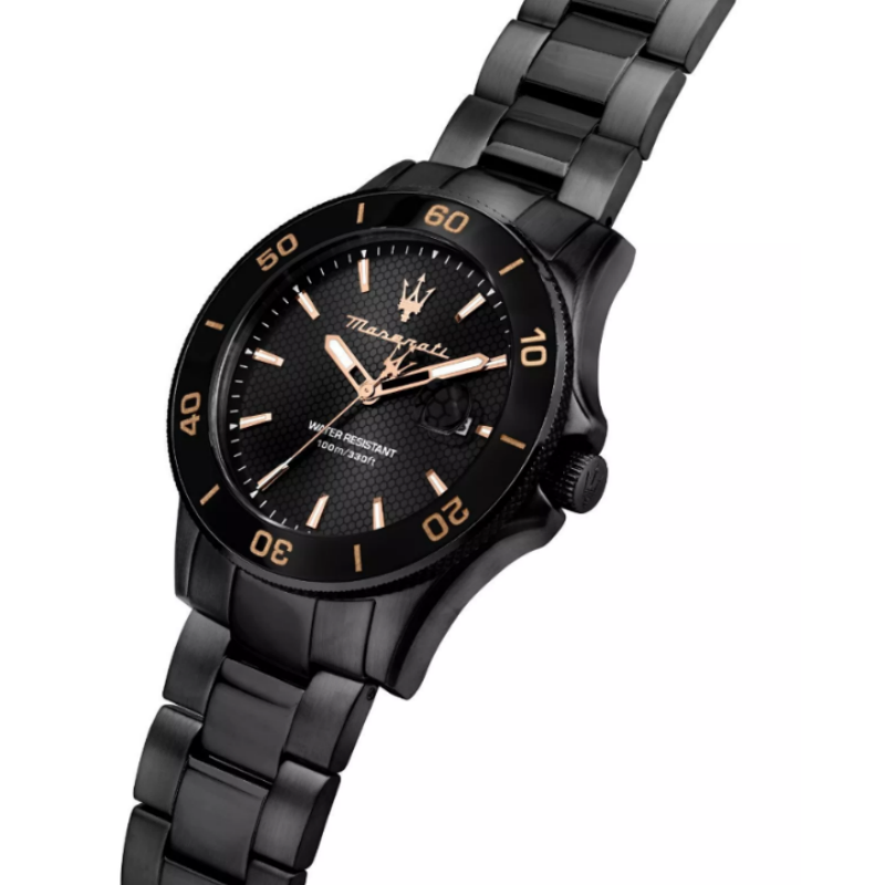 Maserati Men’s Quartz Black Stainless Steel Black Dial 43mm Watch R8853100035 - Image 2