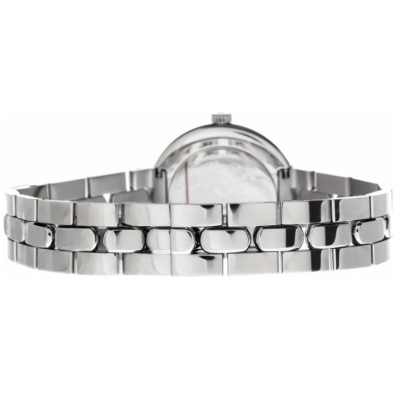SWAROVSKI Women’s Swiss Made Quartz Silver Stainless Steel Grey Dial 34mm Watch 5213681 - Image 2