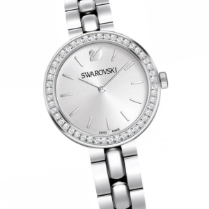Alternative view of SWAROVSKI Women’s Swiss Made Quartz Silver Stainless Steel Silver Dial 34mm Watch 5095600
