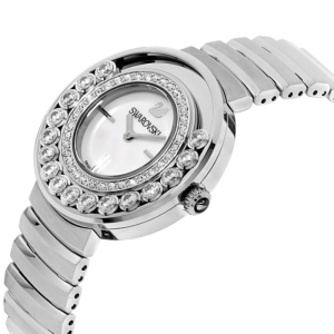Alternative view of SWAROVSKI Women’s Swiss Made Quartz Silver Stainless Steel Mother Of Pearl Dial 35mm Watch 1160307