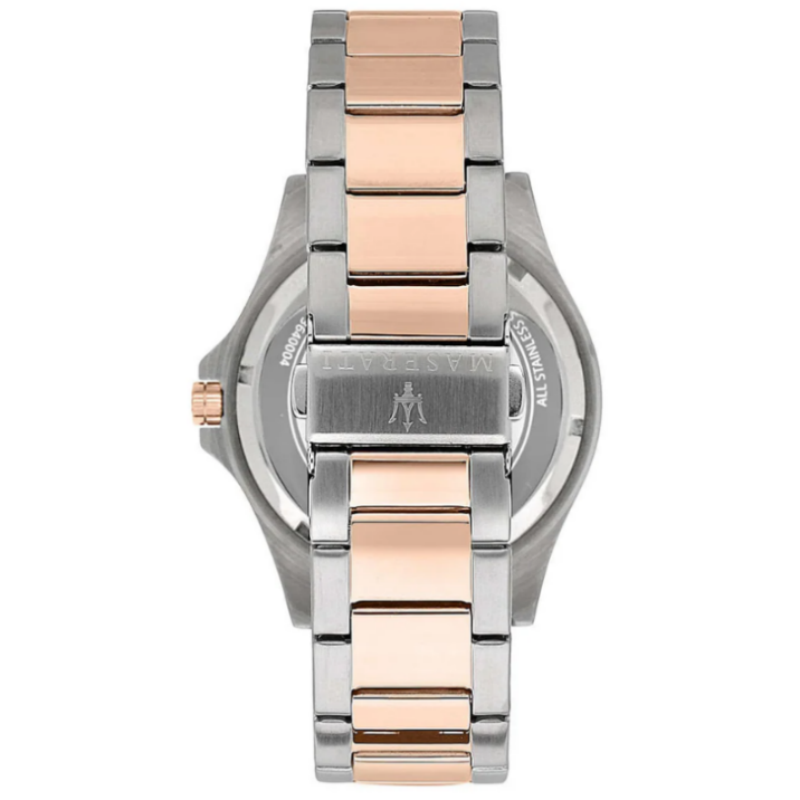 Maserati Men’s Quartz Two-Tone Stainless Steel Blue Dial 44mm Watch R8853140003 - Image 3
