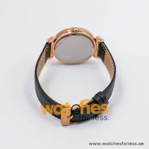 Michael Kors Women’s Quartz Black Leather Strap Rose Gold Dial 39mm Watch MK2376-1 (Shelf Leftover) - Image 9
