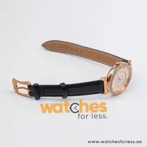 Michael Kors Women’s Quartz Black Leather Strap Rose Gold Dial 39mm Watch MK2376-1 (Shelf Leftover) - Image 6