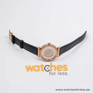 Michael Kors Women’s Quartz Black Leather Strap Rose Gold Dial 39mm Watch MK2376-1 (Shelf Leftover) - Image 4