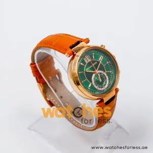 Michael Kors Women’s Quartz Camel Brown Leather Strap Green Dial 39mm Watch MK2581 (Shelf Leftover) - Image 3