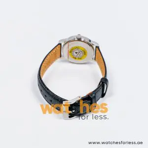 Movado Museum Women’s Quartz Swiss Made Black Leather Strap Black Dial 27mm Watch 0607015 - Image 7