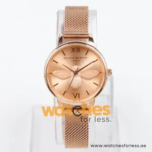 Alternative view of Olivia Burton Women’s Quartz Rose Gold Stainless Steel Rose Gold Dial 30mm Watch HM1121 (Shelf Leftover)