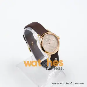 Burberry Women’s Swiss Made Dark Brown Leather Strap Champagne Dial 32mm Watch BU10119-3 (Shelf Leftover) - Image 4