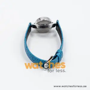 Versace Women’s Quartz Swiss Made Sky Blue Leather Strap Blue Dial 34mm Watch VE7900220 (Shelf Leftover) - Image 7