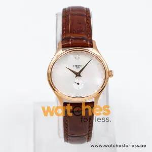 Alternative view of Tissot Women’s Quartz Swiss Made Dark Brown Leather Strap Mother Of Pearl Dial 32mm Watch T103.310.36.111.00-1 (Shelf Leftover)