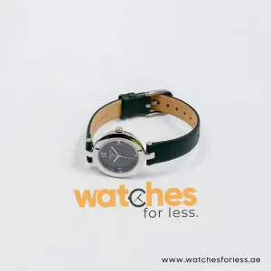 Alternative view of Tissot Women’s Quartz Swiss Made Dark Green Leather Strap Black Dial 27mm Watch T084.210.16.057.00 (Shelf Leftover)