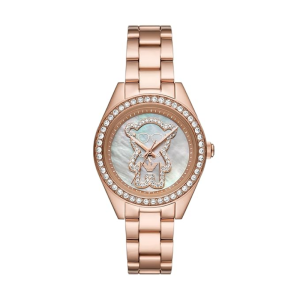 Emporio Armani Women’s Quartz Rose Gold Stainless Steel Mother Of Pearl Dial 36mm Watch AR11613 (Without Tag)