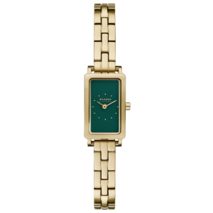 Skagen Women’s Quartz Gold Stainless Steel Green Dial 15mm Watch SKW3146 (Shelf Leftover)