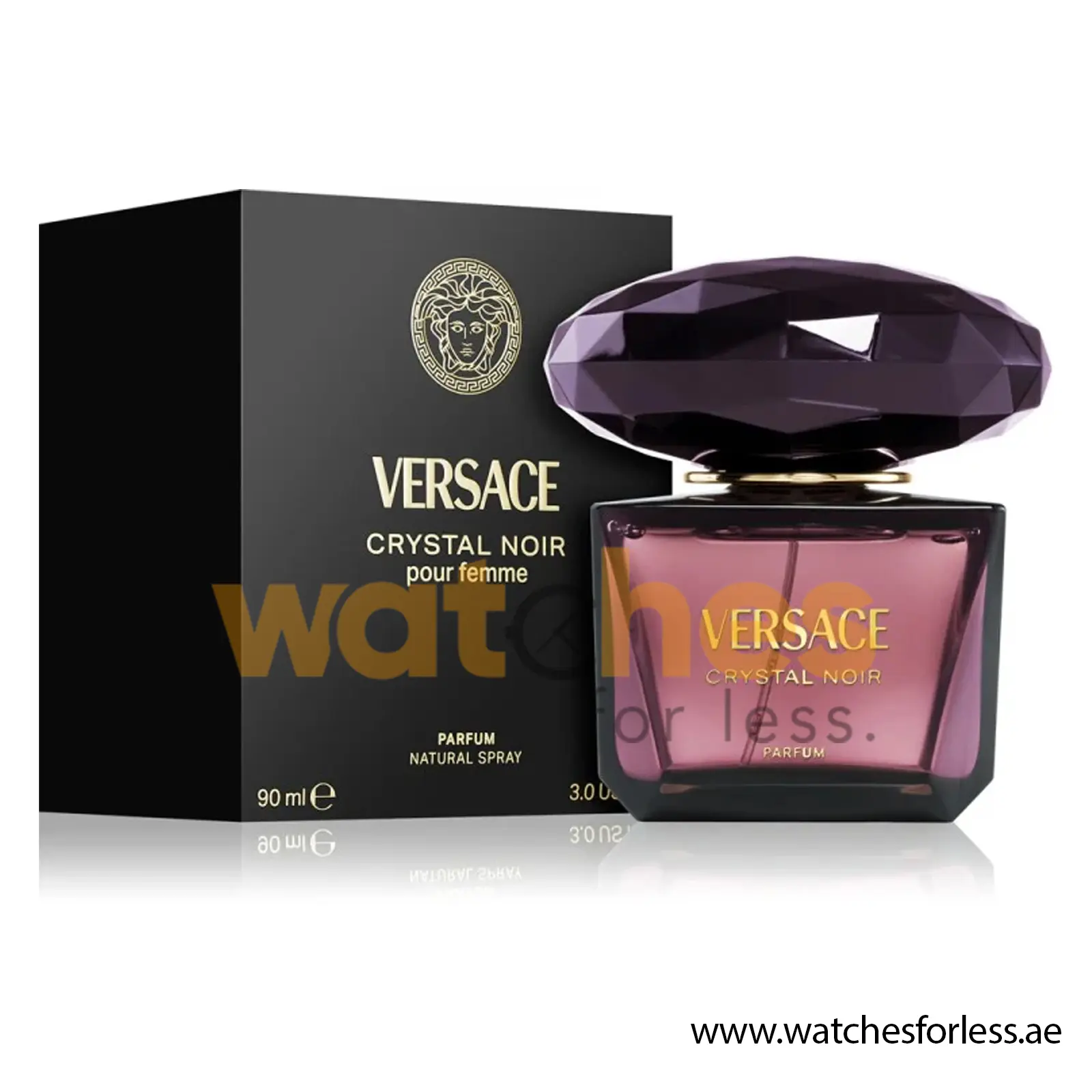 VERSACE CRYSTAL NOIR PARFUM Perfume For Women 90ML (Original Perfume) PO3545