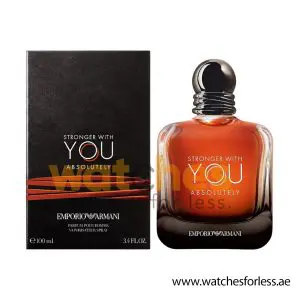 GIORGIO ARMANI STRONGER WITH YOU ABSOLUTELY PARFUM For Men's 100ML (Original Perfume) PO3693