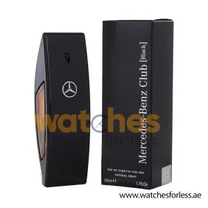 MERCEDES BENZ CLUB BLACK EDT Perfume For Men's 50ML (Original Perfume) PO3700