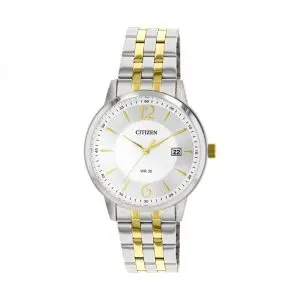 Citizen Men's Quartz Two-Tone Stainless Steel White Dial 40mm Watch DZ0034-53A
