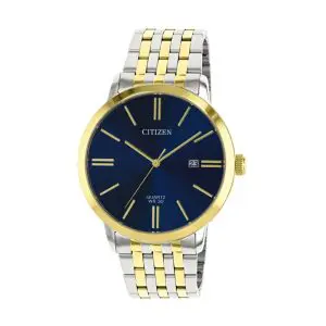 Citizen Men's Quartz Two-Tone Stainless Steel Blue Dial 43mm Watch DZ0004-54L