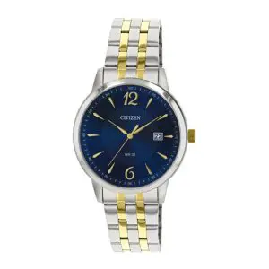 Citizen Men's Quartz Two-Tone Stainless Steel Blue Dial 38mm Watch DZ0034-53L