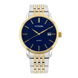 Citizen Men's Quartz Two-Tone Stainless Steel Blue Dial 42mm Watch DZ0044-50L