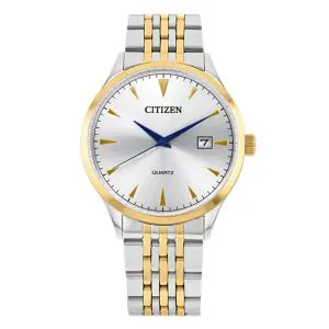 Citizen Men's Quartz Two-tone Stainless Steel Silver Dial 41mm Watch DZ0064-52A