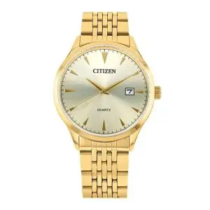Citizen Men's Quartz Gold Stainless Steel Gold Dial 41mm Watch DZ0062-58P