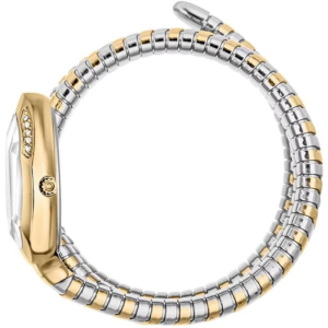 Alternative view of Just Cavalli Women’s Quartz Two-Tone Snake Stainless Steel Silver Dial 22mm Watch JC1L224M0065