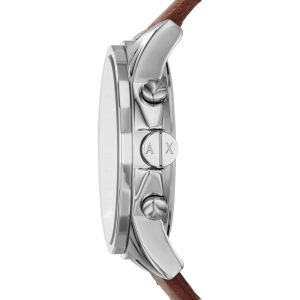 Alternative view of Armani Exchange Men’s Quartz Brown Leather Strap Blue Dial 45mm Watch AX2501 (Shelf Leftover)