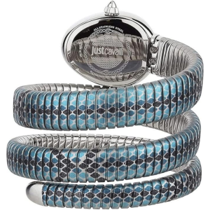 Alternative view of Just Cavalli Women’s Quartz Multi Snake Stainless Steel Navy Blue Dial 23mm Watch JC1L163M0225
