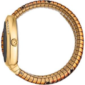 Alternative view of Just Cavalli Women’s Quartz Two-Tone Snake Stainless Steel Black Dial 22mm Watch JC1L251M0055
