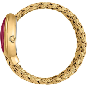Alternative view of Just Cavalli Women’s Quartz Gold Snake Stainless Steel Red Dial 22mm Watch JC1L264M0035