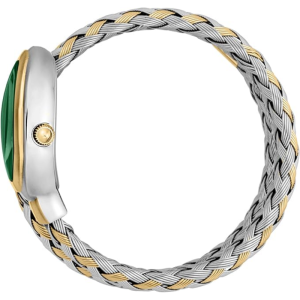 Alternative view of Just Cavalli Women’s Quartz Two-Tone Snake Stainless Steel Green Dial 22mm Watch JC1L264M0065