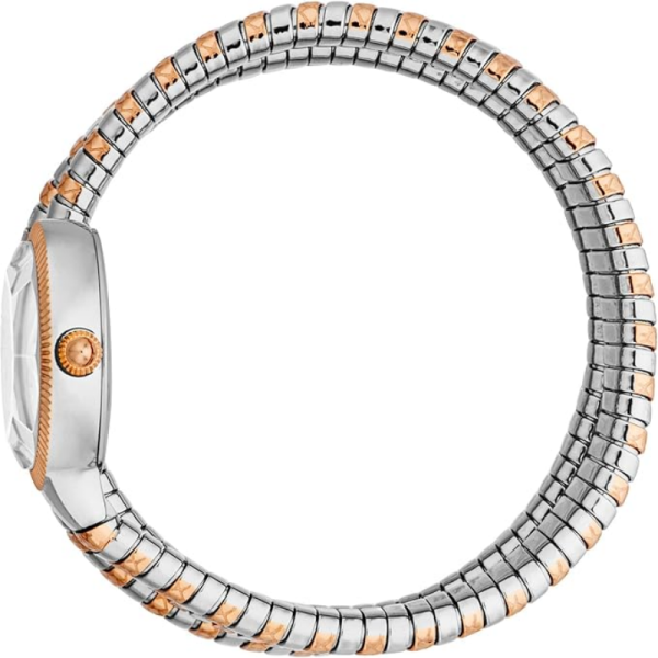 Just Cavalli Women’s Quartz Two-Tone Snake Stainless Steel Silver Dial 22mm Watch JC1L269M0065 - Image 2