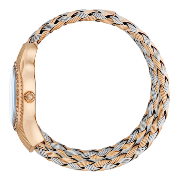 Just Cavalli Women’s Quartz Two-Tone Snake Stainless Steel Blue Dial 23mm Watch JC1L305M0065 - Image 2