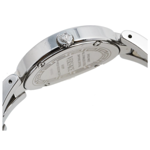 Alternative view of Versace V-Max Women’s Quartz Swiss Made Silver Stainless Steel Mother Of Pearl Dial 25mm Watch 60Q99 (Shelf Leftover)