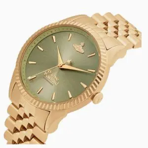 Alternative view of Vivienne Westwood Women’s Quartz Swiss Made Gold Stainless Steel Olive Green Dial 38mm Watch VV240GRGD