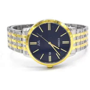 Alternative view of Citizen Men's Quartz Two-Tone Stainless Steel Blue Dial 43mm Watch DZ0004-54L