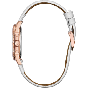 Alternative view of Bulova Women’s Quartz White Leather Strap Mother Of Pearl Dial 32mm Watch 98P119 (Without Tag)