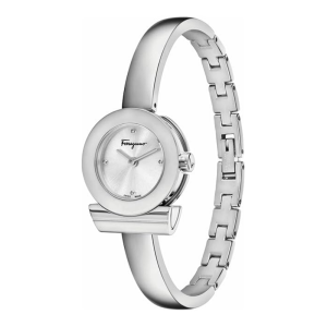 Alternative view of Salvatore Ferragamo Women’s Quartz Silver Stainless Steel Silver Dial 22mm Watch FQ5010013 (Without Tag)