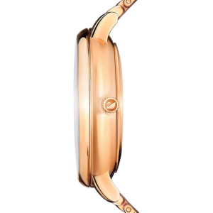 Alternative view of SWAROVSKI Women’s Swiss Made Quartz Rose Gold Stainless Steel Grey Geometric Pattern Dial 35mm Watch 5416023 (Without Tag)