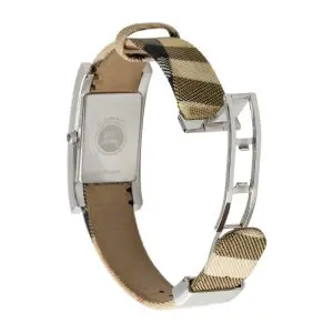 Alternative view of Burberry Women’s Swiss Made Quartz Nova Check Leather Strap Black Dial 24mm Watch BU1008
