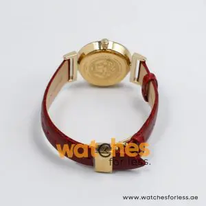 Alternative view of Versace Women’s Quartz Swiss Made Dark Red Leather Strap Dark Red Dial 35mm Watch P5Q80D800S (Shelf Leftover)