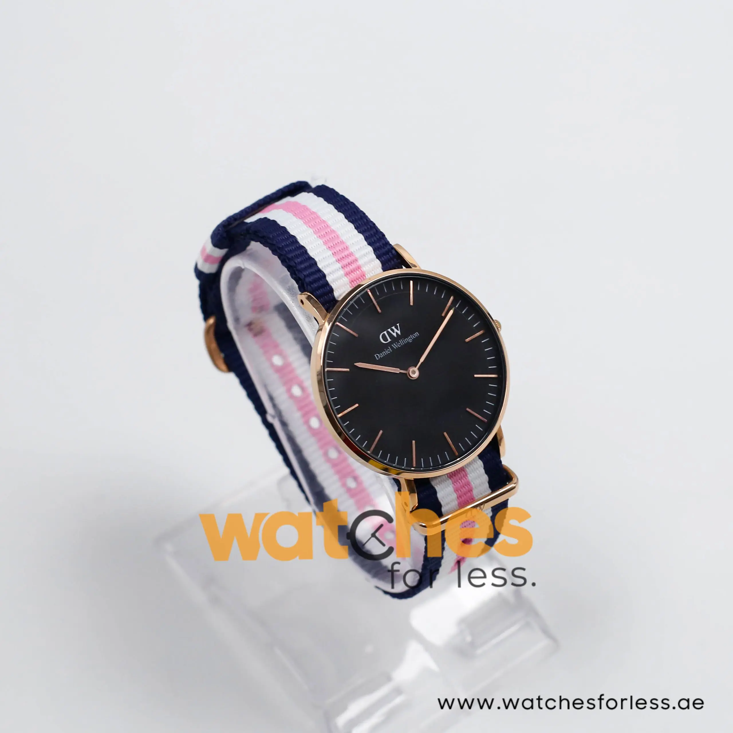 Daniel Wellington Women’s Quartz Multi Nylon Strap Black Dial 36mm Watch DW00100148 (Shelf Leftover) - Image 5